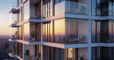 Fechamento de sacadas com vidro