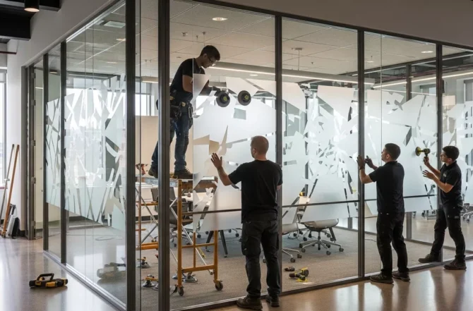 Instalação de Vidros Serigrafados ou Impressos