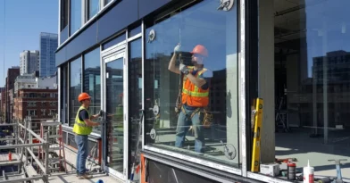 Instalação de vidros temperados (portas e janelas)