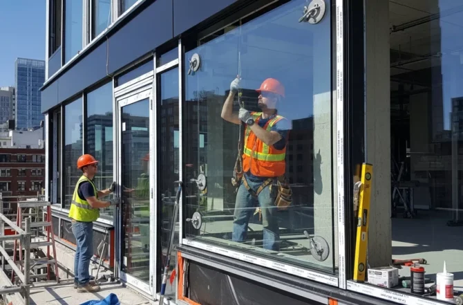 Instalação de vidros temperados (portas e janelas)
