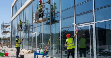 Limpeza Técnica e Pós-Obra em Superfícies de Vidro